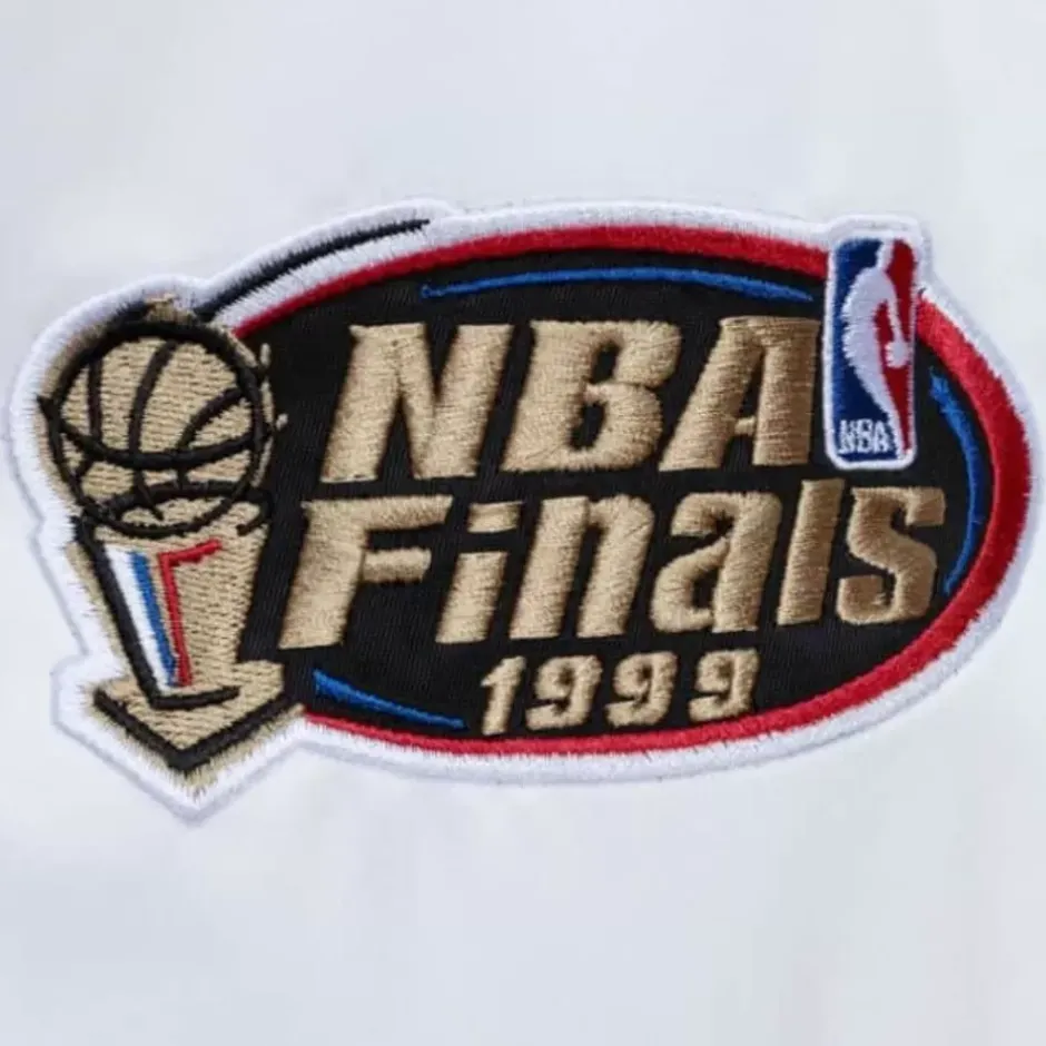 Men Mitchell & Ness Jackets & Outerwear-City Collection Lightweight Satin Jacket San Antonio Spurs