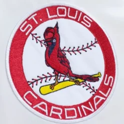 Men Mitchell & Ness Jackets & Outerwear-City Collection Lightweight Satin Jacket St. Louis Cardinals