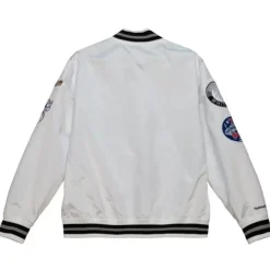 Men Mitchell & Ness Jackets & Outerwear-City Collection Lightweight Satin Jacket Chicago White Sox