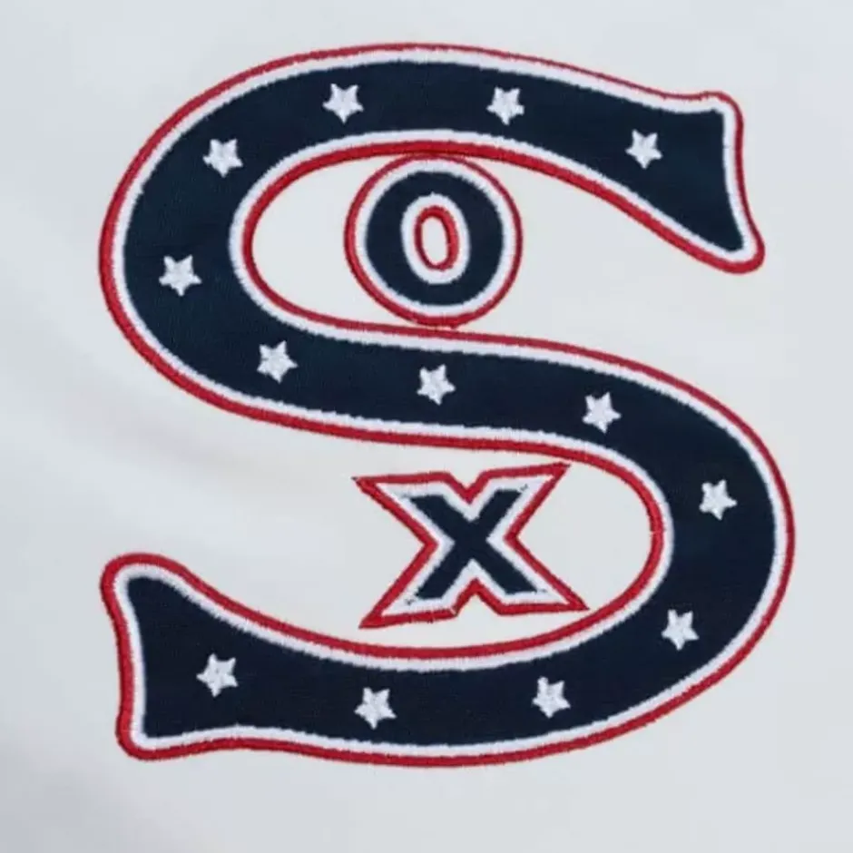 Men Mitchell & Ness Jackets & Outerwear-City Collection Lightweight Satin Jacket Chicago White Sox