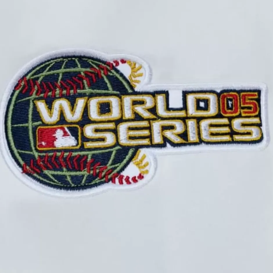 Men Mitchell & Ness Jackets & Outerwear-City Collection Lightweight Satin Jacket Chicago White Sox