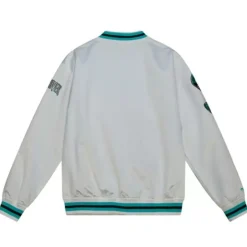 Men Mitchell & Ness Jackets & Outerwear-City Collection Lightweight Satin Jacket Vancouver Grizzlies