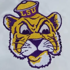 Men Mitchell & Ness Jackets & Outerwear-City Collection Lightweight Satin Jacket Louisiana State University