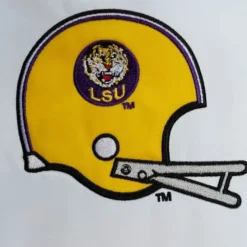 Men Mitchell & Ness Jackets & Outerwear-City Collection Lightweight Satin Jacket Louisiana State University