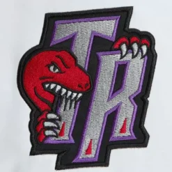 Men Mitchell & Ness Jackets & Outerwear-City Collection Lightweight Satin Jacket Toronto Raptors