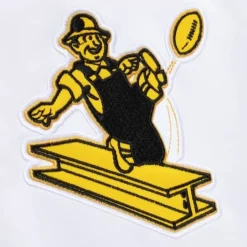 Men Mitchell & Ness Jackets & Outerwear-City Collection Lightweight Satin Jacket Pittsburgh Steelers