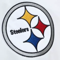 Men Mitchell & Ness Jackets & Outerwear-City Collection Lightweight Satin Jacket Pittsburgh Steelers