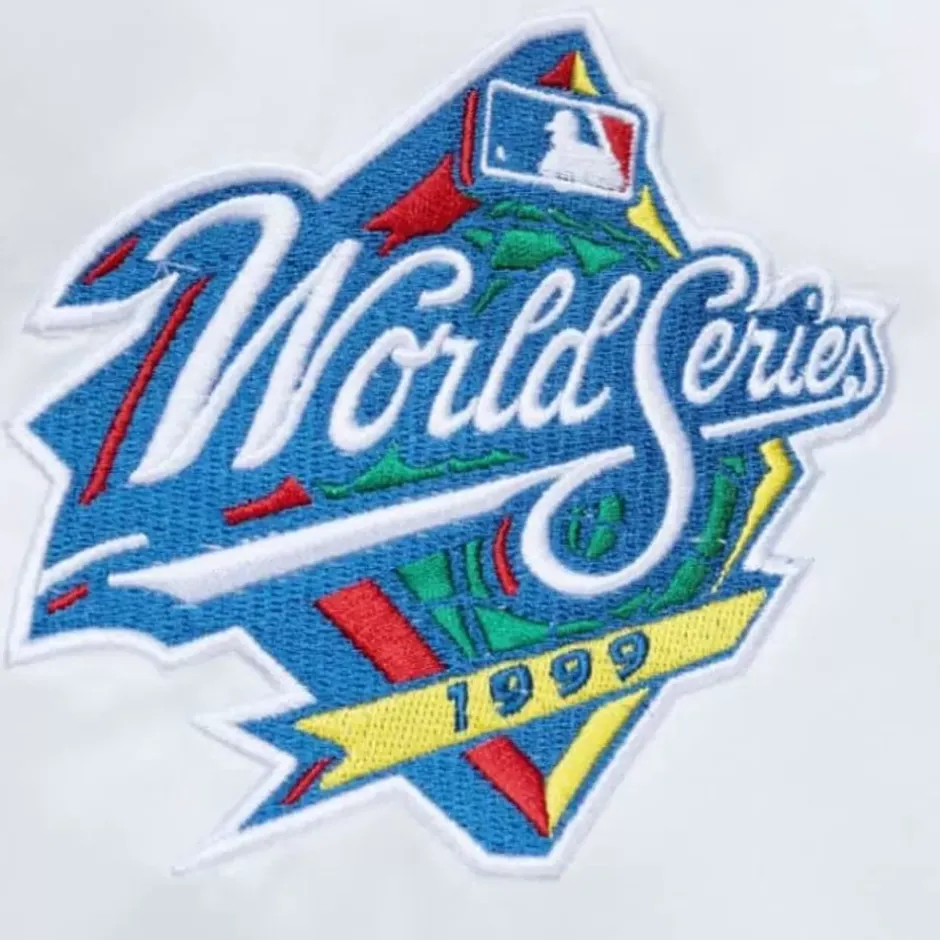 Men Mitchell & Ness Jackets & Outerwear-City Collection Lightweight Satin Jacket New York Yankees