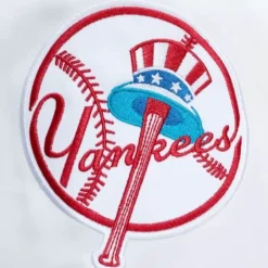 Men Mitchell & Ness Jackets & Outerwear-City Collection Lightweight Satin Jacket New York Yankees