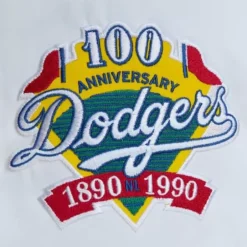 Men Mitchell & Ness Jackets & Outerwear-City Collection Lightweight Satin Jacket Los Angeles Dodgers