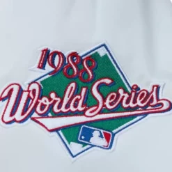 Men Mitchell & Ness Jackets & Outerwear-City Collection Lightweight Satin Jacket Los Angeles Dodgers