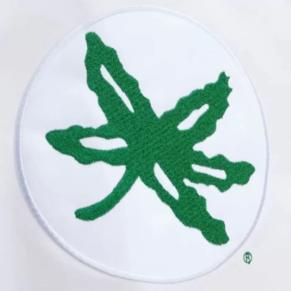 Men Mitchell & Ness Jackets & Outerwear-City Collection Lightweight Satin Jacket Ohio State