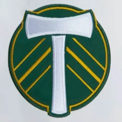 Men Mitchell & Ness Jackets & Outerwear-City Collection Lightweight Satin Jacket Portland Timbers