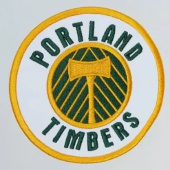 Men Mitchell & Ness Jackets & Outerwear-City Collection Lightweight Satin Jacket Portland Timbers