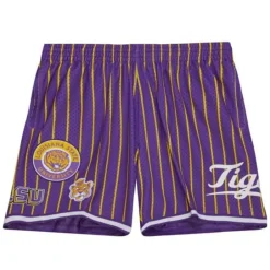 Men Mitchell & Ness Shorts-City Collection Mesh Shorts Louisiana State University