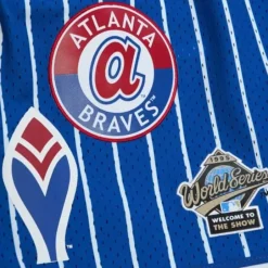 Men Mitchell & Ness Shorts-City Collection Mesh Shorts Atlanta Braves