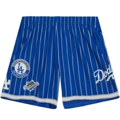 Men Mitchell & Ness Shorts-City Collection Mesh Shorts Los Angeles Dodgers