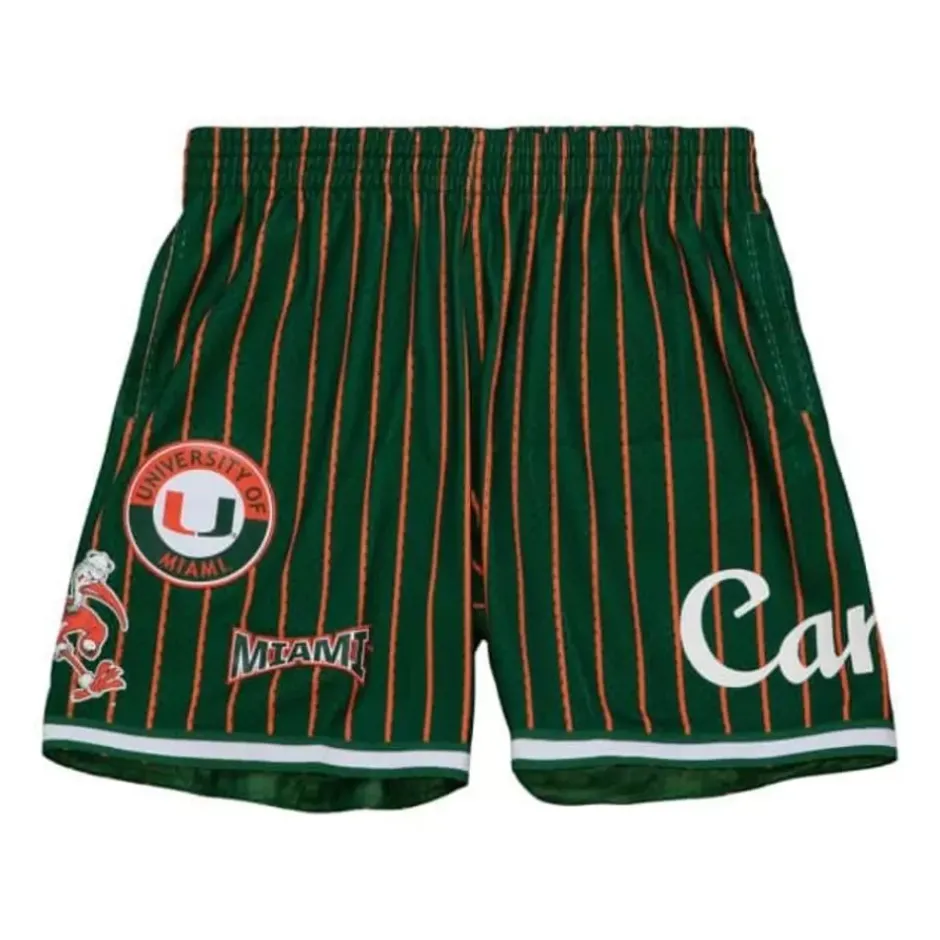 Men Mitchell & Ness Shorts-City Collection Mesh Shorts University Of Miami