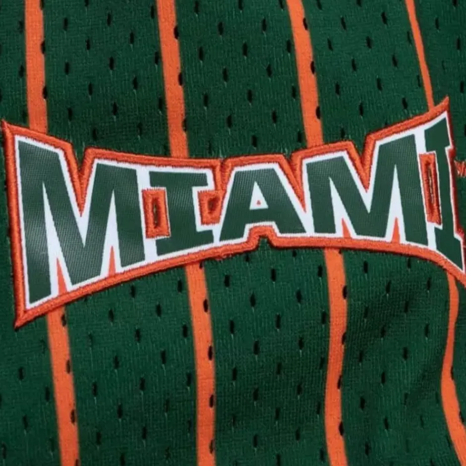 Men Mitchell & Ness Shorts-City Collection Mesh Shorts University Of Miami