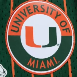 Men Mitchell & Ness Shorts-City Collection Mesh Shorts University Of Miami