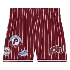 Men Mitchell & Ness Shorts-City Collection Mesh Shorts Philadelphia Phillies