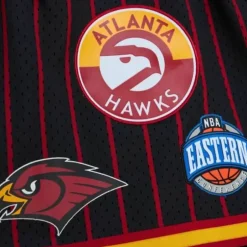 Men Mitchell & Ness Shorts-City Collection Mesh Shorts Atlanta Hawks