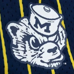 Men Mitchell & Ness Shorts-City Collection Mesh Shorts University Of Michigan