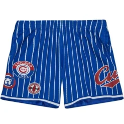 Men Mitchell & Ness Shorts-City Collection Mesh Shorts Chicago Cubs