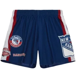 Men Mitchell & Ness Shorts-City Collection Mesh Shorts New York Rangers