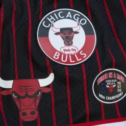 Men Mitchell & Ness Shorts-City Collection Mesh Shorts Chicago Bulls