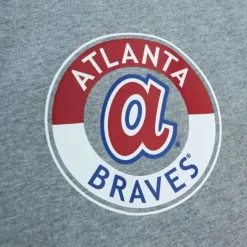 Men Mitchell & Ness T-Shirts & Tops-City Collection S/S Tee Atlanta Braves