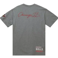 Men Mitchell & Ness T-Shirts & Tops-City Collection Ss Tee Chicago Bulls