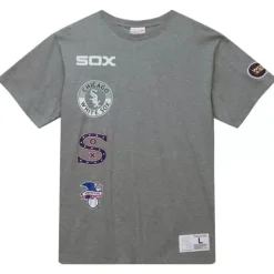 Men Mitchell & Ness T-Shirts & Tops-City Collection Ss Tee Chicago White Sox