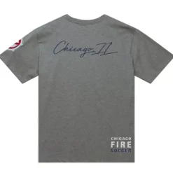 Men Mitchell & Ness T-Shirts & Tops-City Collection Ss Tee Chicago Fire