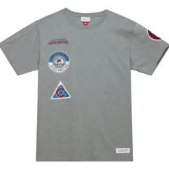 Men Mitchell & Ness T-Shirts & Tops-City Collection Ss Tee Colorado Avalanche