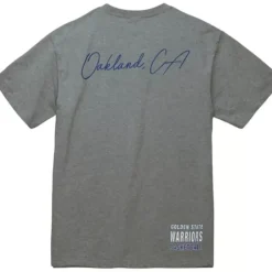 Men Mitchell & Ness T-Shirts & Tops-City Collection S/S Tee Golden State Warriors