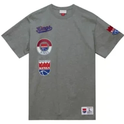 Men Mitchell & Ness T-Shirts & Tops-City Collection S/S Tee Kansas City Kings