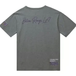 Men Mitchell & Ness T-Shirts & Tops-City Collection Ss Tee Louisiana State University