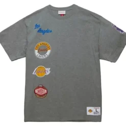Men Mitchell & Ness T-Shirts & Tops-City Collection Ss Tee Los Angeles Lakers