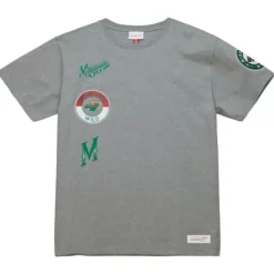 Men Mitchell & Ness T-Shirts & Tops-City Collection Ss Tee Minnesota Wild
