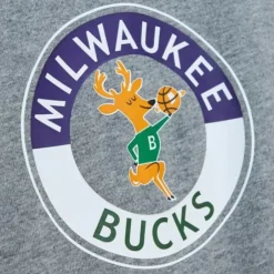 Men Mitchell & Ness T-Shirts & Tops-City Collection S/S Tee Milwaukee Bucks