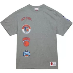 Men Mitchell & Ness T-Shirts & Tops-City Collection S/S Tee New York Knicks