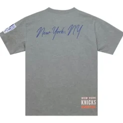 Men Mitchell & Ness T-Shirts & Tops-City Collection S/S Tee New York Knicks