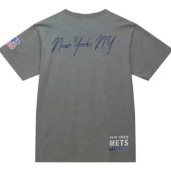 Men Mitchell & Ness T-Shirts & Tops-City Collection S/S Tee New York Mets