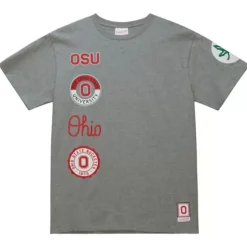 Men Mitchell & Ness T-Shirts & Tops-City Collection Ss Tee Ohio State