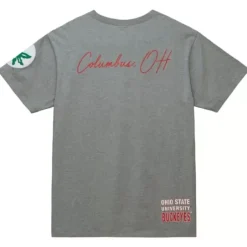 Men Mitchell & Ness T-Shirts & Tops-City Collection Ss Tee Ohio State