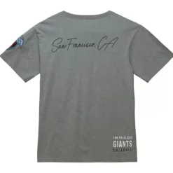 Men Mitchell & Ness T-Shirts & Tops-City Collection S/S Tee San Francisco Giants
