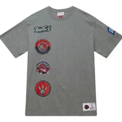 Men Mitchell & Ness T-Shirts & Tops-City Collection S/S Tee Toronto Raptors