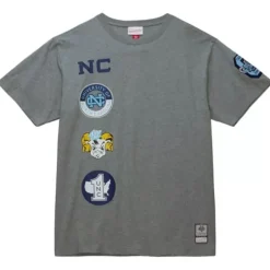 Men Mitchell & Ness T-Shirts & Tops-City Collection Ss Tee University Of North Carolina