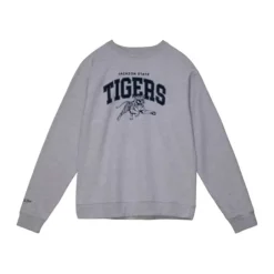 Men Mitchell & Ness Hoodies & Sweatshirts-Classic Arch Crewneck Jackson State University